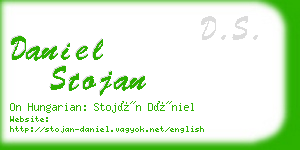 daniel stojan business card